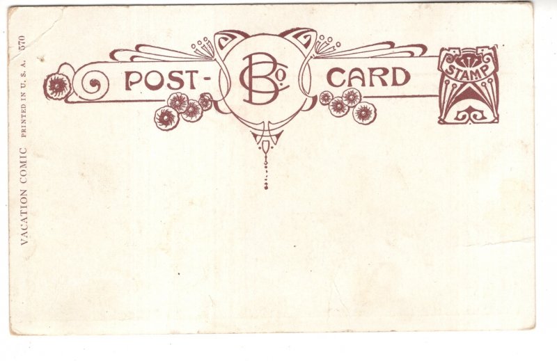 Toeing the Line, Beach Humour, Vacation Bamforth Comic