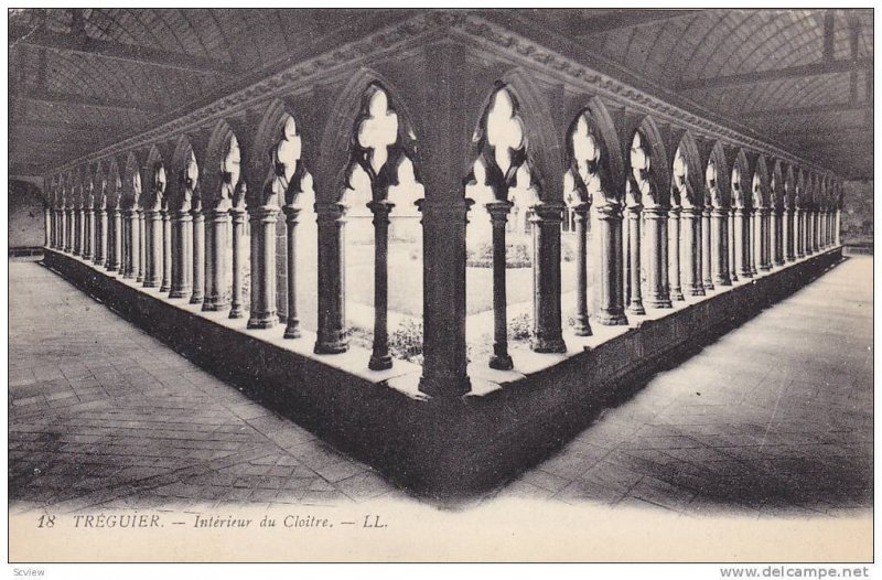 Interieur Du Cloitre, Treguier (Cotes d'Armor), France, 1900-1910s