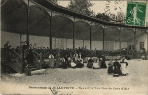 CPA Sanatorium de VILLEPINTE - devant la Pavilon de Cure d'Air (124271)