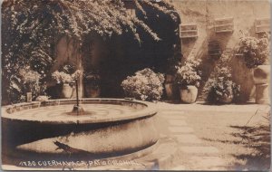 RPPC Postcard Cuernavaca Patio Colonial Mexico