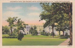 West Virginia White Sulphur Springs Greenbrier Hotel and Grounds Curteich