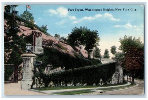 1915 Scenic View Of Fort Tryon Washington Heights New York City NY Postcard 