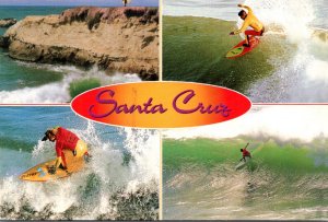 California Santa Cruz Multi View Surfing Scenes