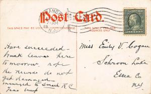 Castle William, Governor's Island, New York, N.Y., Early Postcard, Used