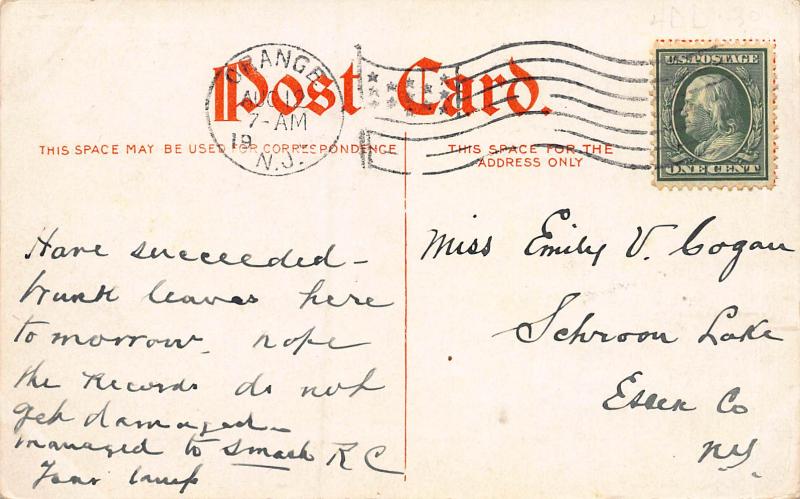 Castle William, Governor's Island, New York, N.Y., Early Postcard, Used