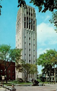 Michigan Ann Arbor Burton Memorial Carillon Tower University Of Michigan 1965