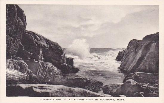 Massachusetts Rockport Chapins Gully At Pigeon Cove In Rockport Albertype