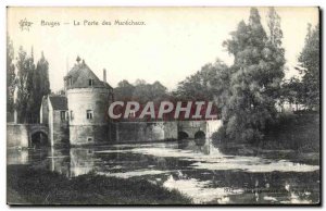 Old Postcard Bruges La Porte des Marechaux