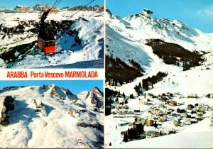 Italy Arabba Porta Vescovo Marmolada Multi View 1975