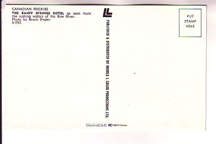 Banff Springs Hotel, Bow River, Alberta