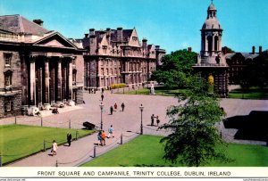 Ireland Co Dublin Dublin Trinity College Front Square and Campanile