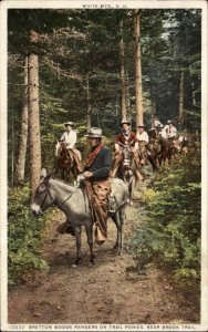 Bretton Woods NH Horse Riding #13832 c1910 Detroit Publishing Postcard