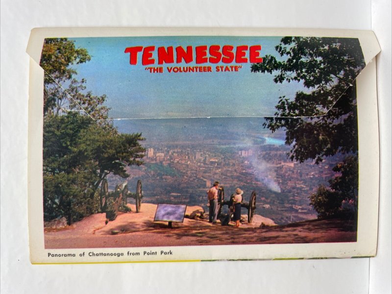 Tennessee The Volunteer StatePostcard Booklet - 12 Photos
