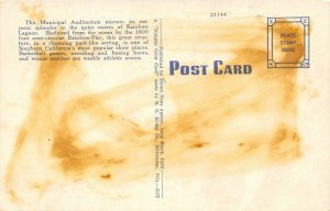 Long Beach California 1940s Postcard Municipal Auditorium