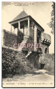 Old Postcard Fougeres Chateau La Tour de Coigny