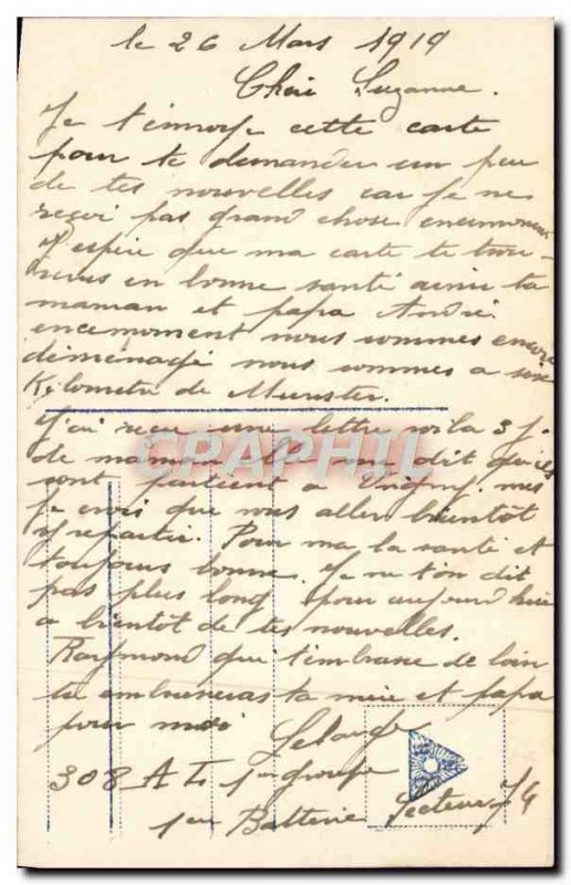 Old Postcard Fantaisie Horse