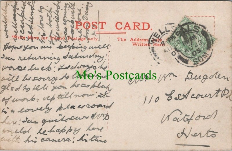 Genealogy Postcard - Bugden - 110 Estcourt Road, Watford, Hertfordshire RF7729