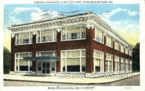 General Diagnostic Clinic - Excelsior Springs, Missouri MO Postcard