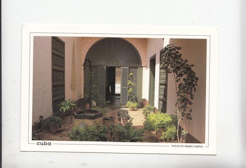 BF17692 trinidad patio casa padron types cuba front/back image