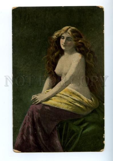 156240 Semi-Nude Belle LONG HAIR by ASTI vintage Russia Color