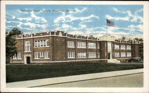 Valdosta Georgia GA High School Vintage Postcard