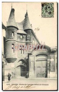 Postcard Old Paris Gate of the old hotel Clissson