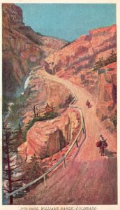 Vintage Postcard 1920's UTE Pass Williams Range Colorado CO