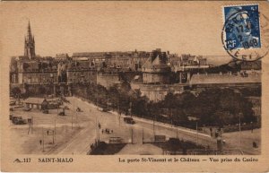 CPA Saint Malo Porte Saint Vincent et le Chateau (1235588)