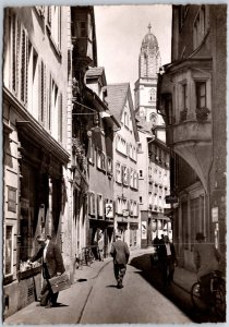 Oberdorfstrasse Mit Grossmunster Zurich Switzerland Photo RPPC Postcard