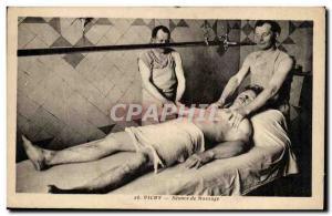 Vichy Old Postcard Seance massage