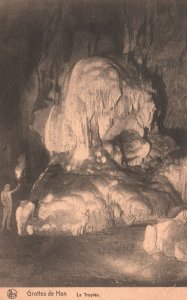 Vintage Postcard 1910's Grottes de Han Le Trophee Caves of Han-sur-Lesse Belgium