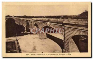 Old Postcard Montpellier Aqueduct of the Arches