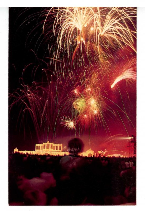 UK - London, Hyde Park. 1981 Fireworks on eve of the Royal Wedding