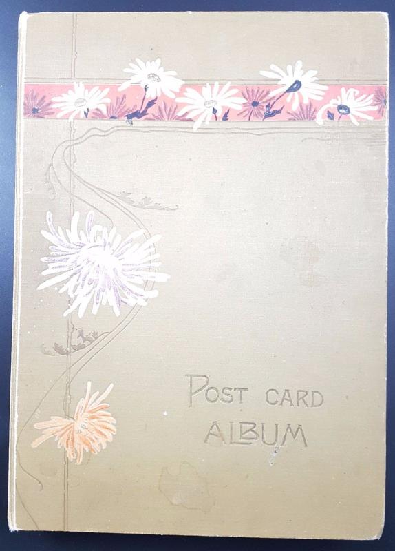 Vintage Tuck Postcard Album, 112 Cards, Much Poole & Bournemouth Most pre 1930  