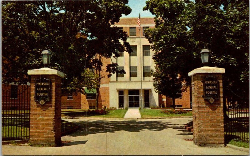 Maryland Salisbury Peninsula General Hospital Entrance