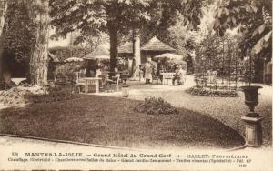 CPA MANTES-La-JOLIE-Grand Hotel du Grand Cerf (260355)