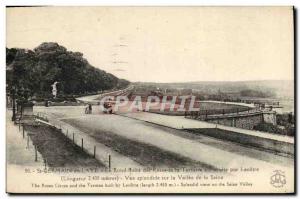 Postcard Old Saint Germain En Laye The roundabout and the terrace built by Le...