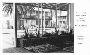 El Rancho Interior Phoenix Arizona Frasher RPPC Photo #E-4327 Postcard 11250