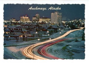 AK - Anchorage. Night View  (continental size)