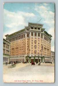 St Paul MN, The Saint Paul Hotel, Vintage Minnesota c1911 Postcard