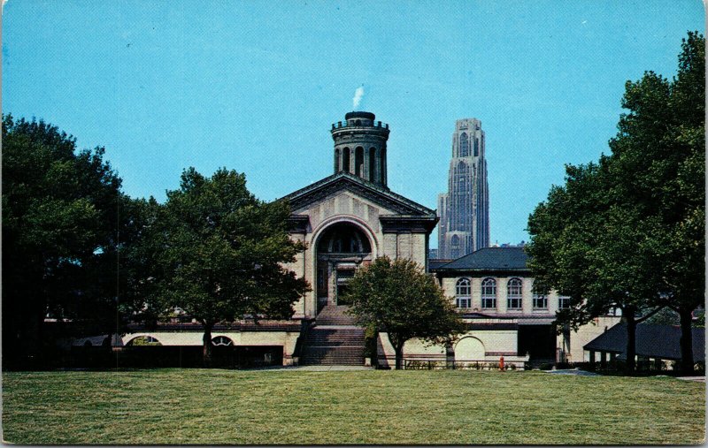 Vtg 1950 Carnegie Tech Campus Machinery Hall Pittsburgh Pennsylvania PA Postcard
