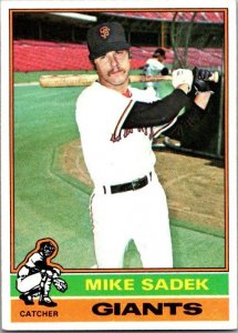 1976 Topps Baseball Card Mike Sadek San Francisco Giants sk13462