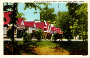 Indiana Santa Claus View Of Main Building Santa Claus Land Curteich