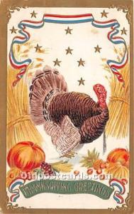  Thanksgiving Greetings Postcard 