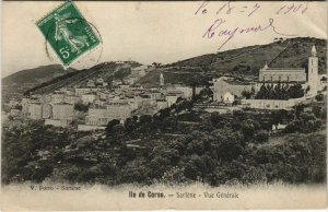 CPA Sartene vue generale CORSICA (1078085)