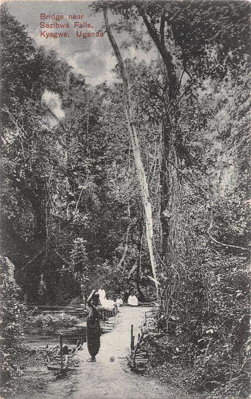 uk33440 bridge near sezibwa falls kyagwe uganda real photo  africa