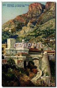 Old Postcard Monaco The Prince's Palace and the Dog Tete