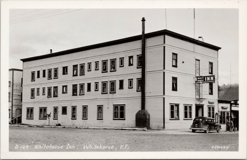 Whitehorse Inn Whitehorse YT Yukon Unused Dedman Real Photo Postcard F64