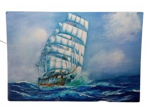 1887 Ship Toxteth 1908 Liverpool Vtg Art Painting Postcard By John Richardson