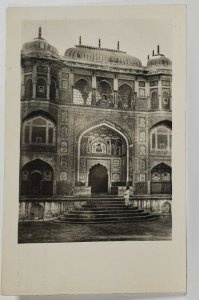 India Ganesh Pol Amber Superb Gateway Entrance Inside Amber Fort Postcard R10